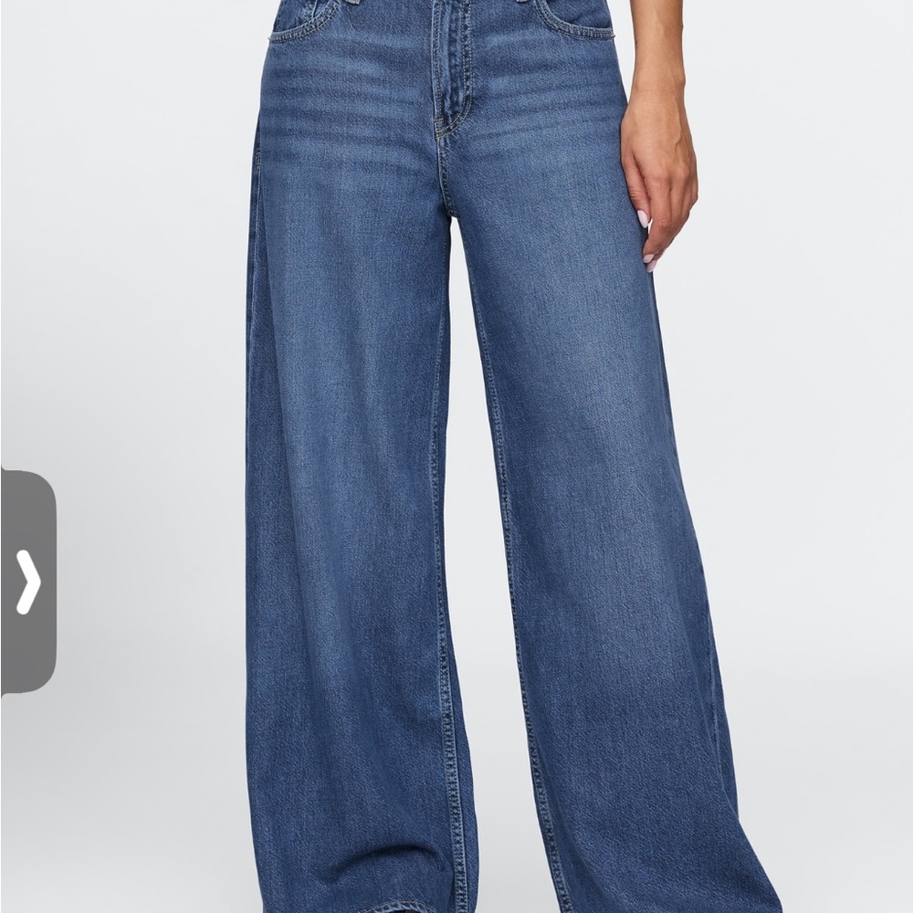 GAP Blue Flare Wide-Leg Jeans